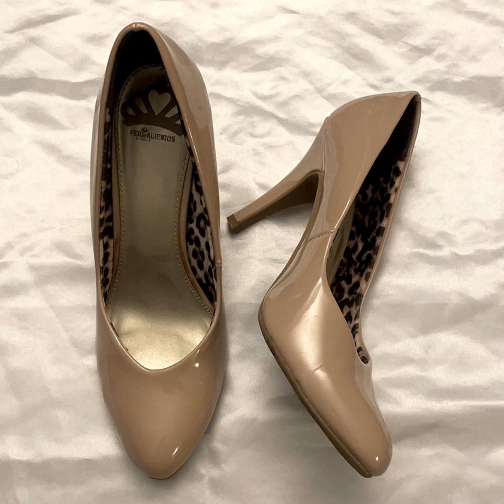 Size 8.5 Fergalicious stilettos by Fergie. Only worn twice. Comfortable fit.